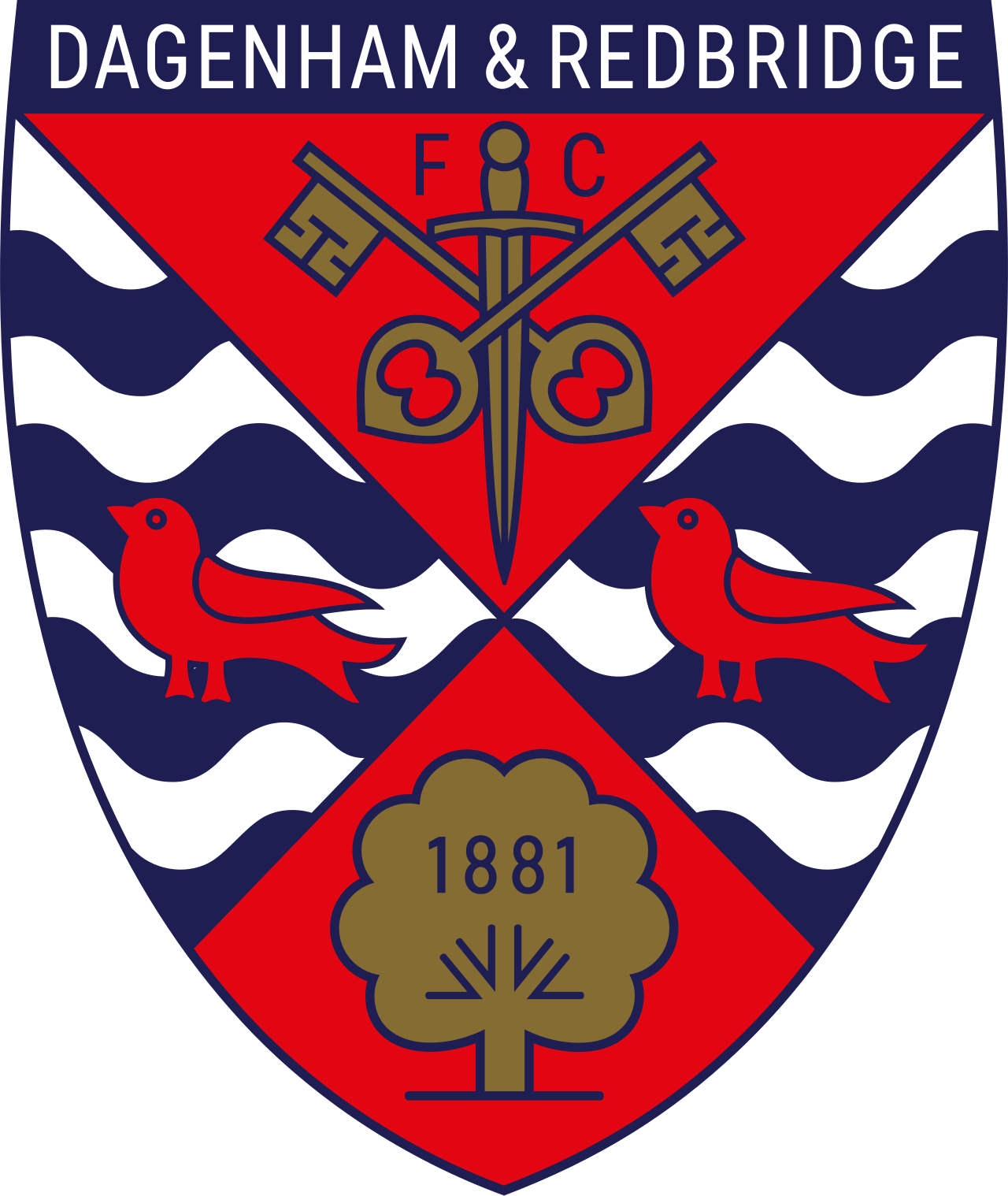 Dagenham & Redbridge badge